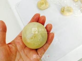 麻薯豆沙蛋黄酥的做法步骤：35