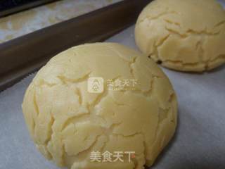 【台式面包四大天王之一】菠萝面包的做法步骤：7