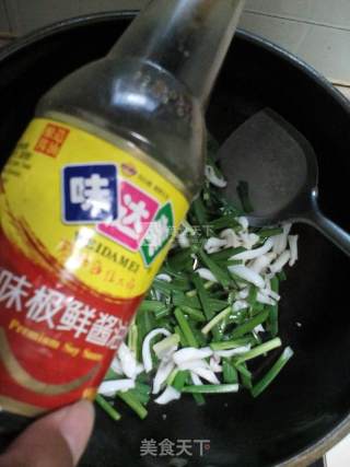 墨鱼丝炒韭菜的做法步骤：6