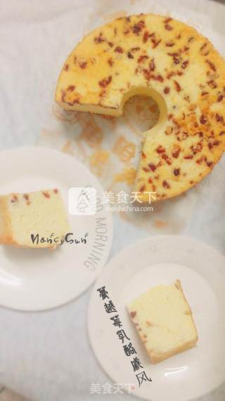 风味浓郁的小清新——蔓越莓乳酪戚风的做法步骤：15