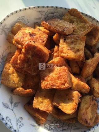 煎豆腐的做法步骤：4
