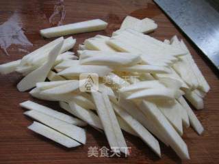 洋葱猪肚炒茭白的做法步骤：2
