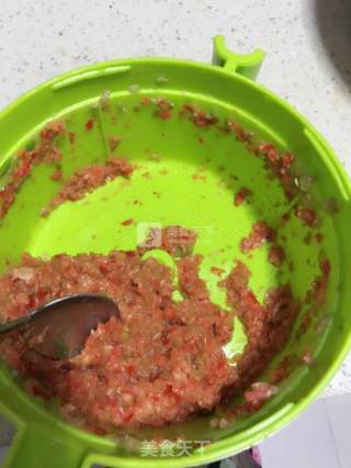 青红椒鸡肉冰的做法步骤：3