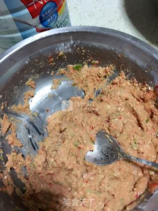青红椒鸡肉冰的做法步骤：4