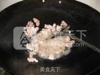 莴笋四季豆炒肉的做法步骤：7