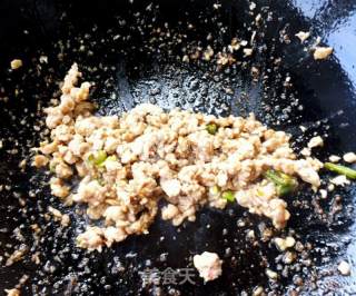 榄菜肉末四季豆的做法步骤：3