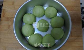 菠菜汁餐包的做法步骤：6