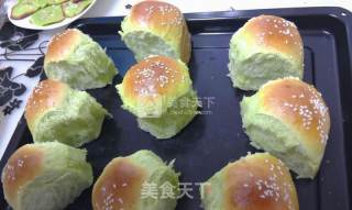 菠菜汁餐包的做法步骤：12