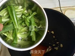 豆豉鲮鱼油麦菜的做法步骤：5
