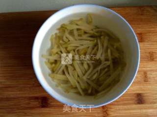 青椒榨菜炒肉丝的做法步骤：2