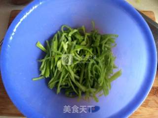 青椒榨菜炒肉丝的做法步骤：6