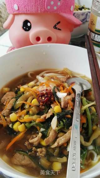 榨菜肉丝面的做法步骤：9