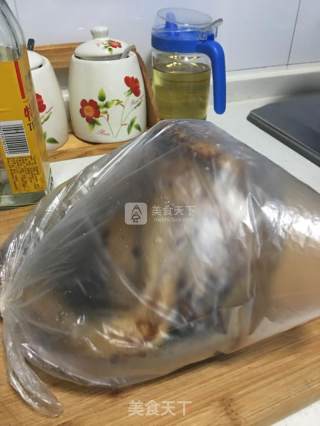 电饭煲烤鸡的做法步骤：3