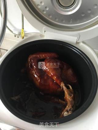 电饭煲烤鸡的做法步骤：7