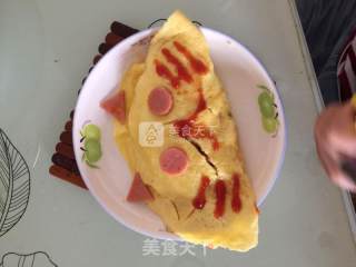 蛋包饭的做法步骤：2