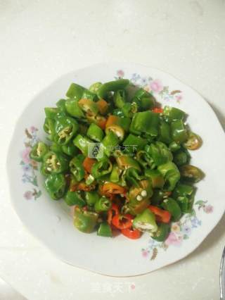 家常小炒肉的做法步骤：1
