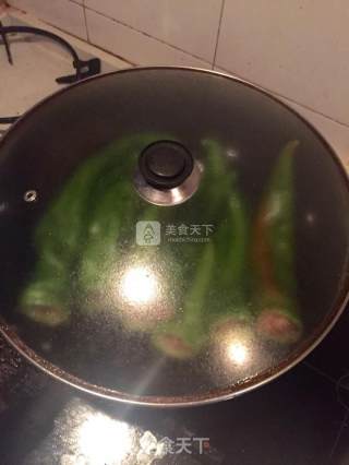 虎皮尖椒酿肉的做法步骤：6