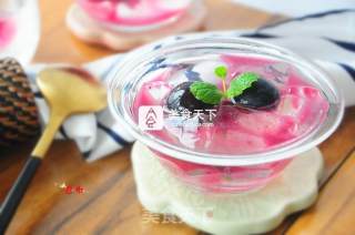 黑加仑冰粉的做法步骤：12