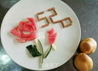 玫瑰的做法步骤：4