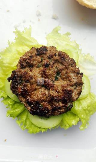 牛肉蔬菜汉堡的做法步骤：4