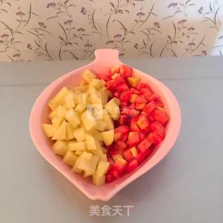 一个番茄饭的做法步骤：2