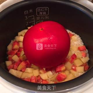 一个番茄饭的做法步骤：4