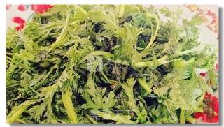 凉拌筒蒿的做法步骤：4
