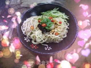 鸡丝凉面的做法步骤：7