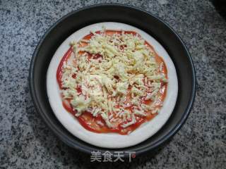 尖椒牛肉丝披萨的做法步骤：4
