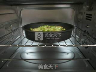 尖椒牛肉丝披萨的做法步骤：7
