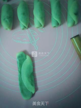 抹茶红豆酥的做法步骤：8