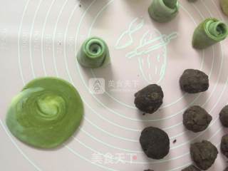 抹茶红豆酥的做法步骤：17