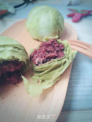 抹茶红豆酥的做法步骤：24
