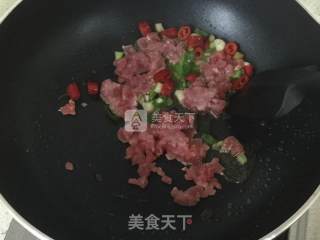 肉末炒酸豆角（附自制酸豆角做法）的做法步骤：11