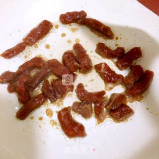 西兰花炒牛肉(家常)的做法步骤：4