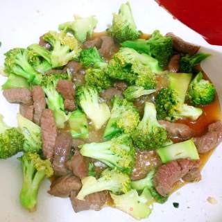 西兰花炒牛肉(家常)的做法步骤：6
