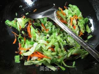 酱油素炒面的做法步骤：3