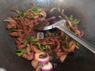 蚝油牛肉焖面的做法步骤：4