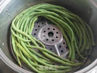 麻汁豆角的做法步骤：1