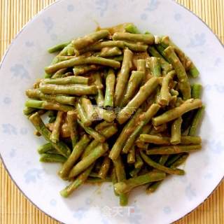 麻汁豆角的做法步骤：6