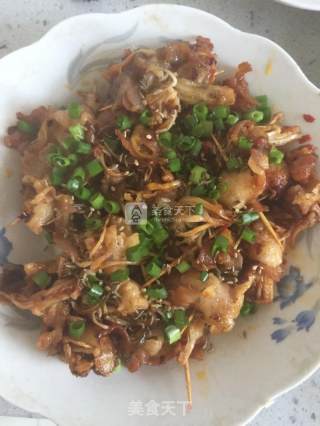 五花肉卷金针蘑的做法步骤：7