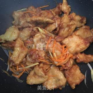 锅包肉的做法步骤：8