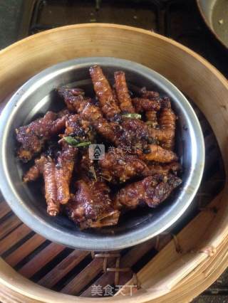 豆豉蒸凤爪的做法步骤：10