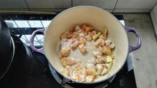 咖喱烤麸烧鸡肉的做法步骤：4