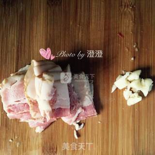 培根炒彩椒的做法步骤：3