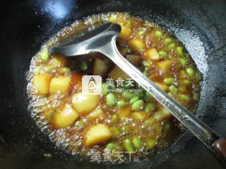 毛豆烧土豆的做法步骤：8