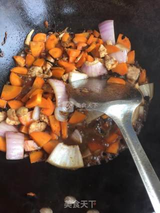 排骨汤烩菜的做法步骤：5