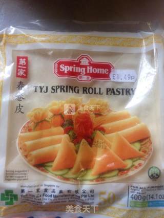虾卷的做法步骤：2