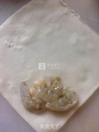 虾卷的做法步骤：3