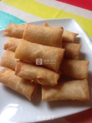 虾卷的做法步骤：8